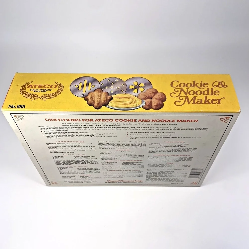 Vintage Ateco The Original Cookie &‎ Noodle Maker USA